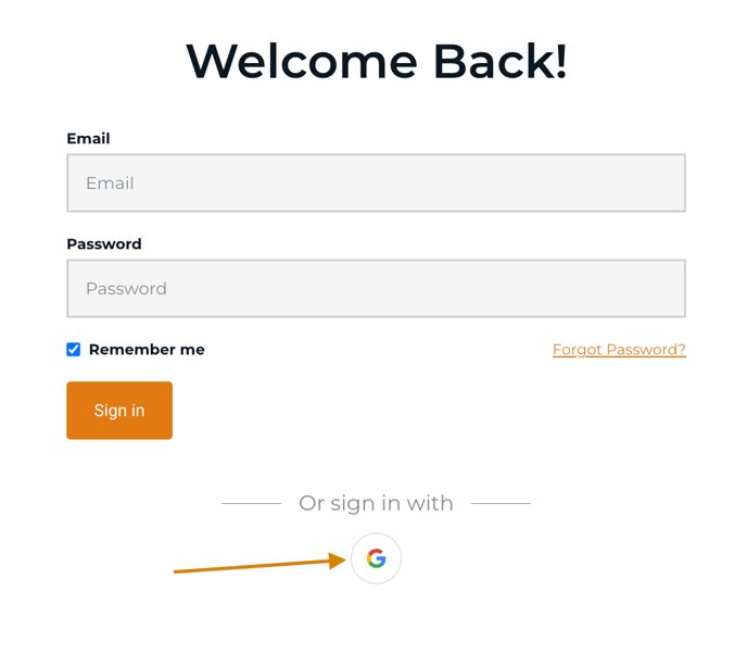 Google Sign On